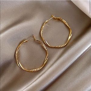 Gold Hoop Earrings